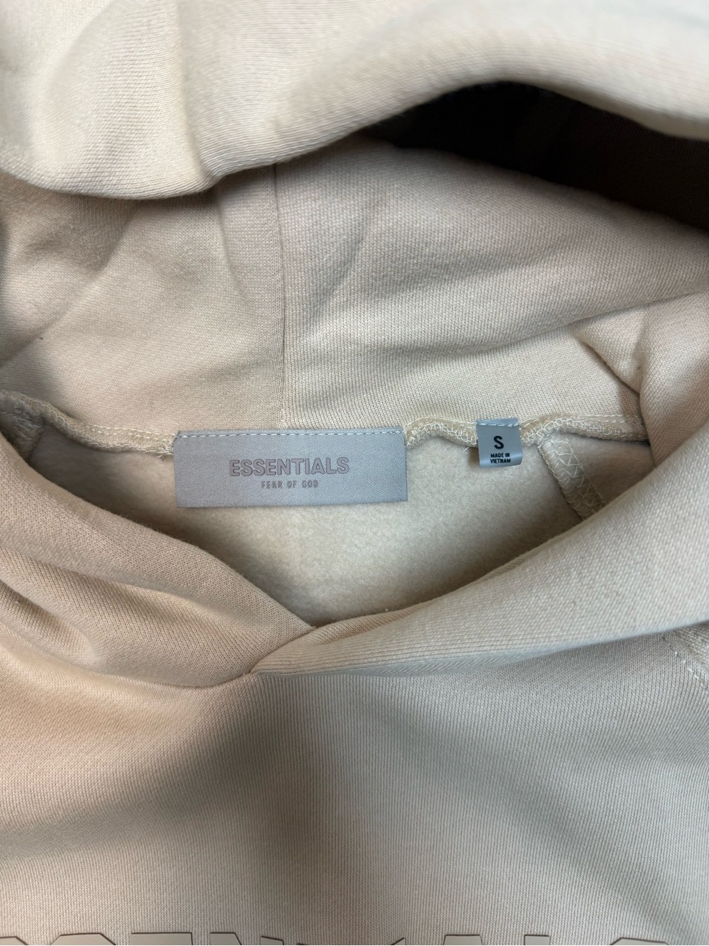 Ss23 fear of god essentials Sand hoodie - Picture 3 of 8